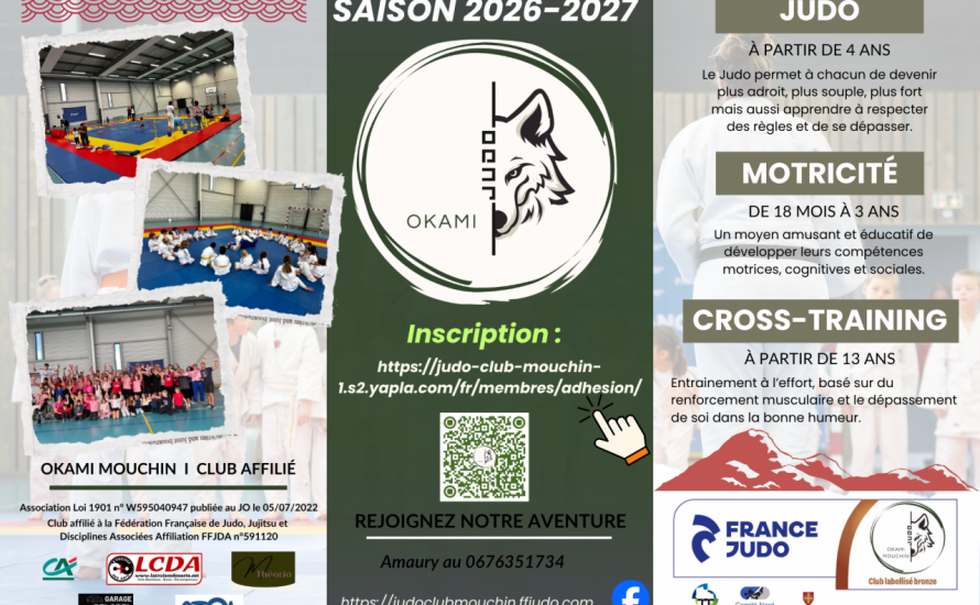 Ré-inscription saison 2026 - 2027